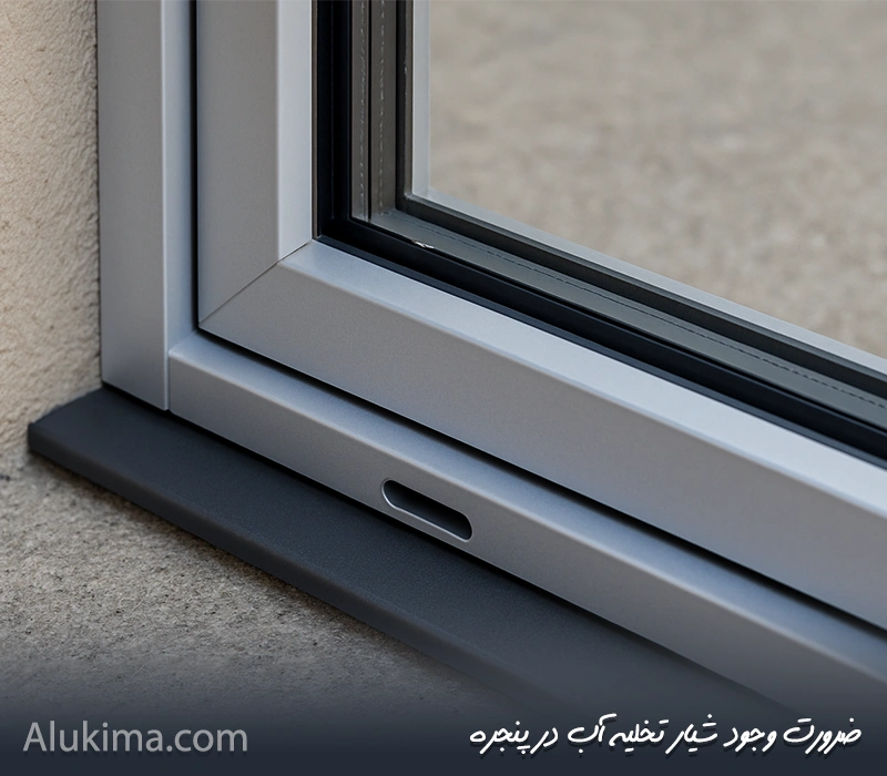راز پنجره‌های مقاوم؛ شیار تخلیه آب چیست؟