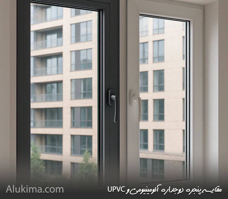 مقایسه پنجره دوجداره آلومینیومی و UPVC
