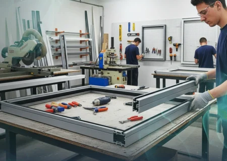 آموزش ساخت و مونتاژ پنجره ترمال بریک استاندارد