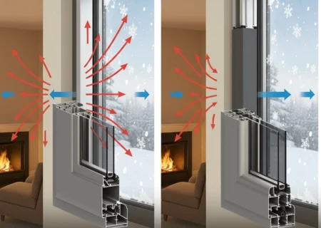 تفاوت پنجره نرمال و ترمال بریک آلومینیوم