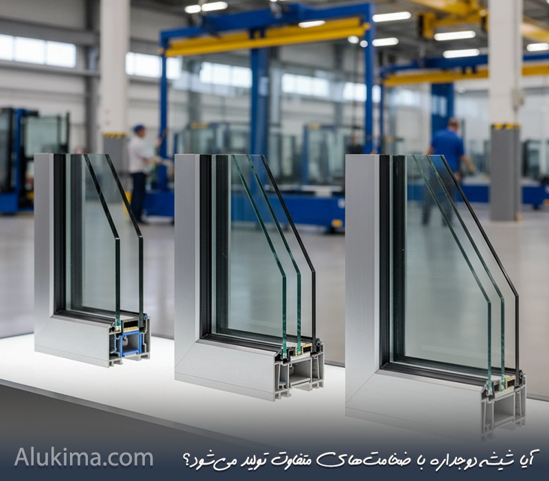 تولید شیشه دوجداره با ضخامت‌های متفاوت؛ آیا امکان‌پذیر است؟