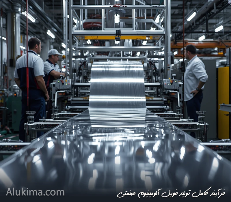 فرایند تولید فویل آلومینیوم: از شمش تا رول نهایی
