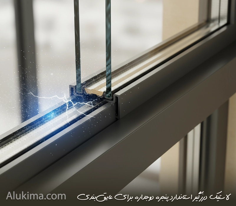 تأثیر لاستیک درزگیر پنجره دوجداره بر عایق‌بندی ساختمان