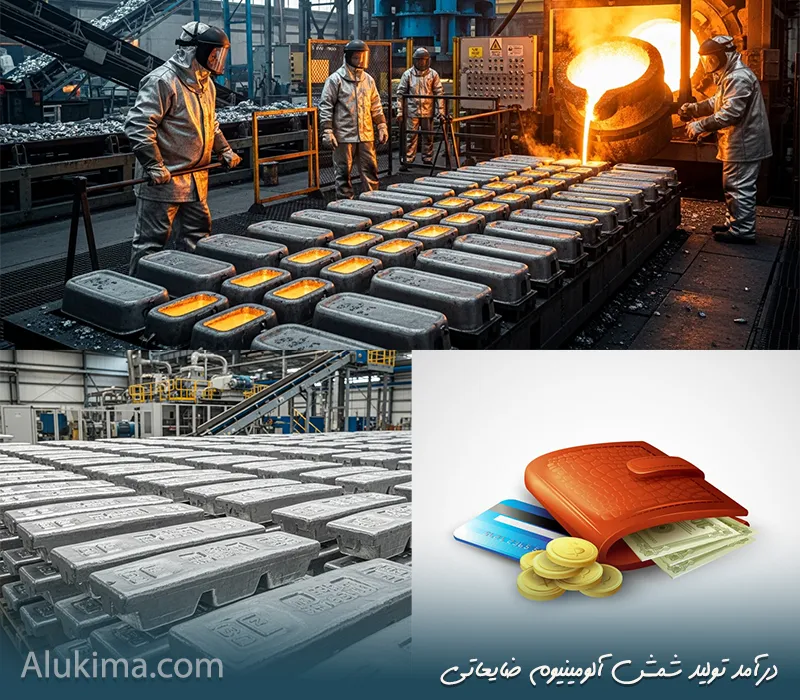 درآمد تولید شمش آلومینیوم ضایعاتی و سودآوری بازیافت