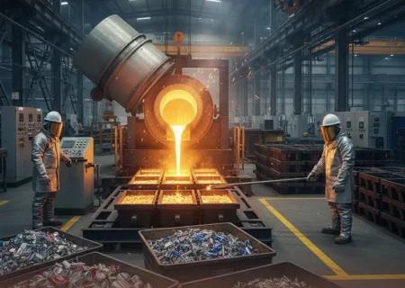 تولید شمش آلومینیوم از ضایعات و بازیافت صنعتی