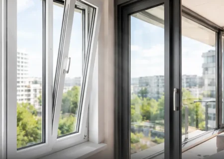 پنجره دوجداره استاندارد؛ مقایسه پنجره لولایی و کشویی