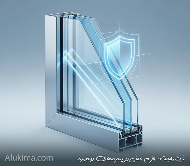 الزام استفاده از شیشه لمینت در پنجره دوجداره؛ ایمنی و ضوابط آتش‌نشانی