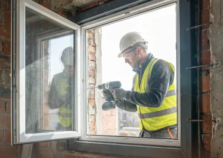 راهنمای جامع نصب پنجره روی فریم آهنی + مراحل و مزایا