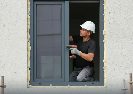 راهنمای تخصصی نصب پنجره دوجداره روی نمای سنگ + نکات اجرایی